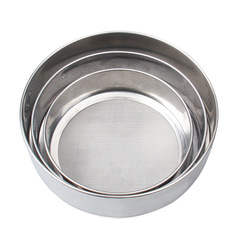 Thickened stainless steel 40 mesh bottom sieve flour sifter household handheld sifter kitchen baking tool filtering screen