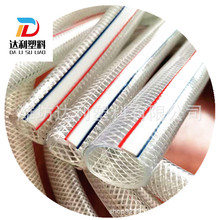 PVC纤维网纹缠绕透明蛇皮水管软管塑料管1寸25mm2寸50mm2.5寸3寸