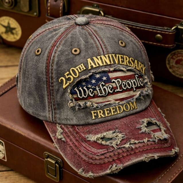 American 250Th Anniversary Baseball Cap Cross-Border 3D Printed Digital Printing Hat 250Th Anniversary Commemorative Cap American 250Th Anniversary Baseball Cap Cross-Border 3D Printed Digital Printing Hat 250Th Anniversary Commemorative Cap