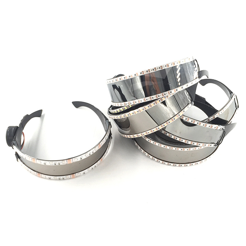 Gafas LED semicirculares brillantes, gafas de colores con control remoto para fiestas, discotecas, discotecas geniales, gafas brillantes