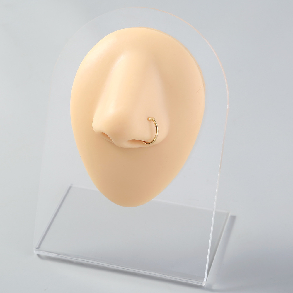 personality exaggerated nose nail with ball piercing stainless steel lip ring lip nail piercing acce