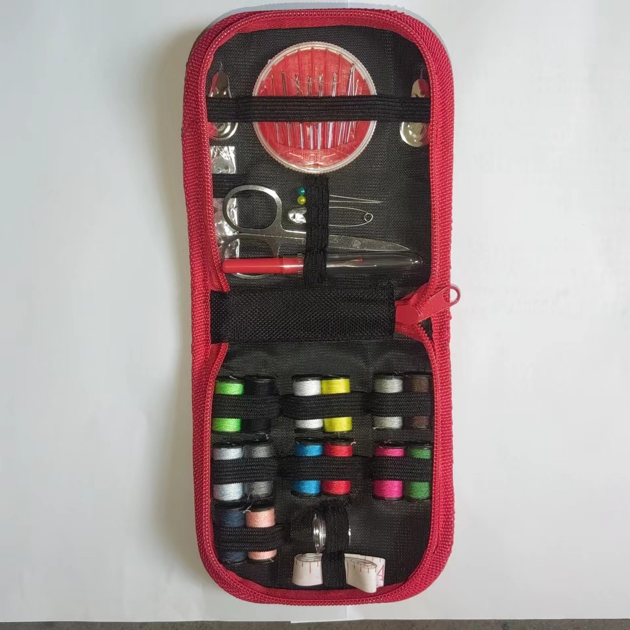 Caja de aguja portátil, herramienta de coser doméstica, 10 piezas de caja de aguja, conjunto de herramientas de coser, caja de aguja