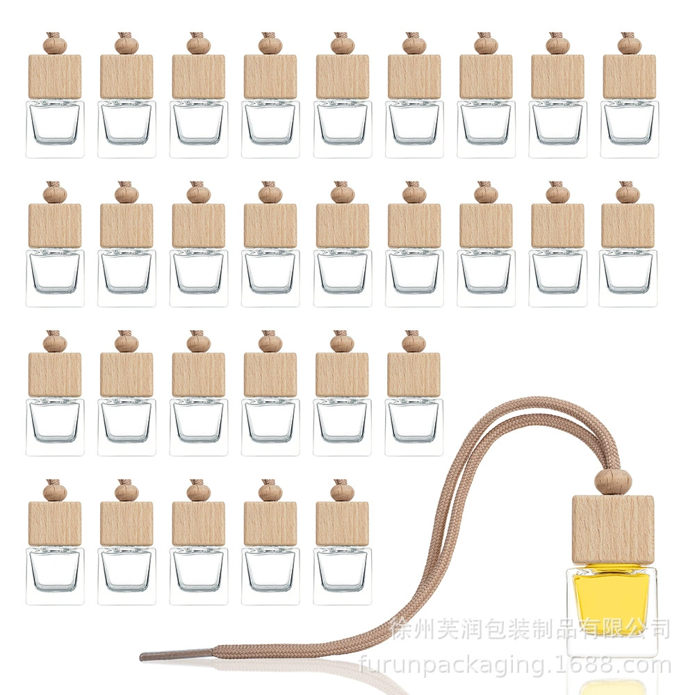 Автомобильная бутылка для ароматерапии подвесная бутылка для расширения бутылки для аромата пустая стеклянная бутылка мини-автомобильная декоративная бутылка для парфюмерии