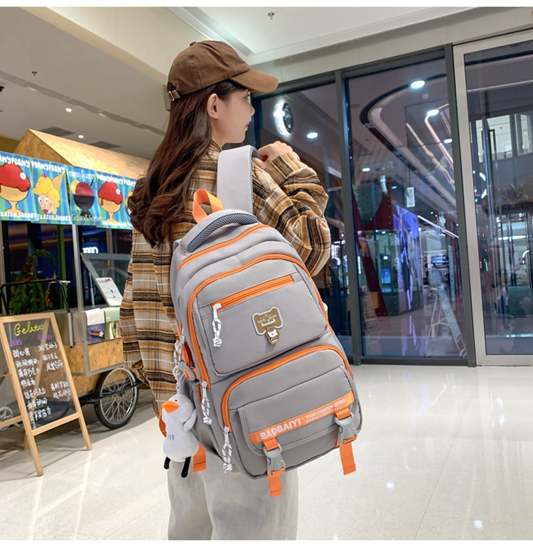 Exquisite schoolbag, large-capacity lightweight backpack for both men and women, backpack for 2024 junior high school, senior high school and college students, for commuting undefined