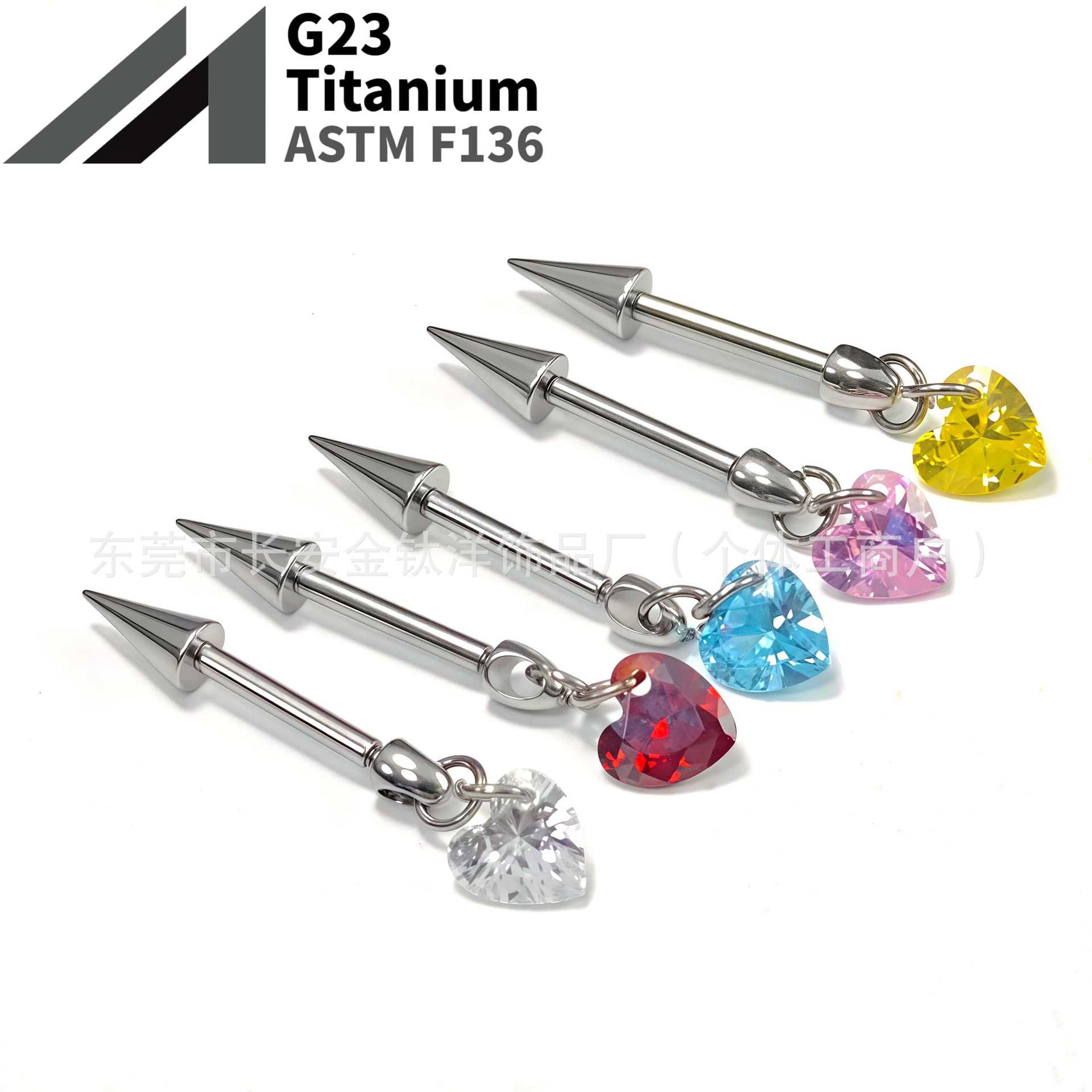 16G labret stud size and finish detail
