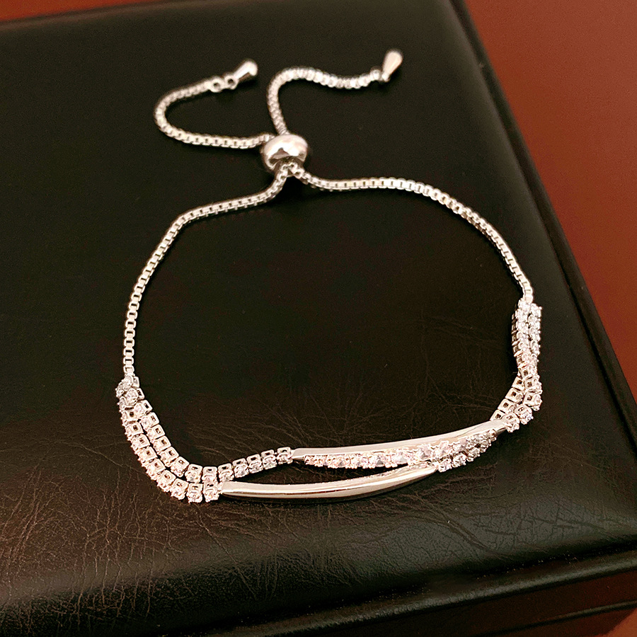 14 quilates de oro real pulsera de piedra de silicio ligera de lujo pulsera de nicho de estilo frío temperamento de moda joyas de mano