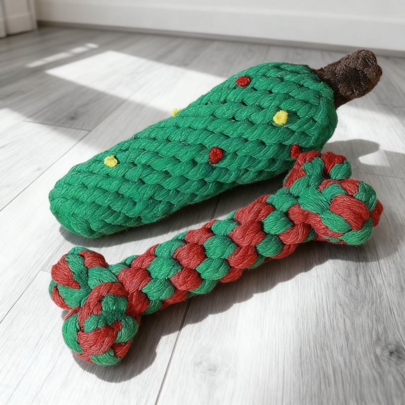 Juguete de Cuerda para Perros de Cuerda de Algodón Interactivo, Resistente a Mordeduras