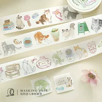 信的恋人 Washi лента, Где коты? Милый Хакими Тент украшение tied материал для DIY коллаж
