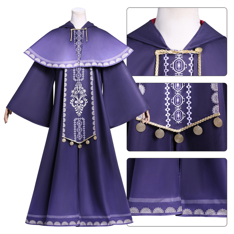 沉默魔女的秘密cos服莫妮卡人设图魔法袍cosplay服装二次元动漫|undefined