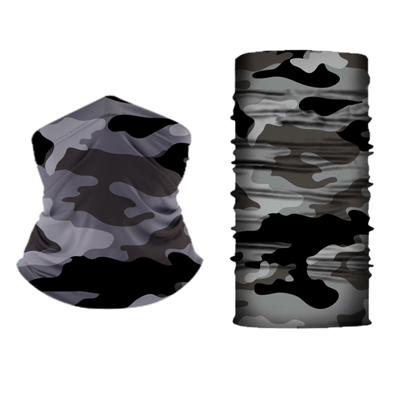 Xunhui sin costuras de alta elástico Lycra pañuelo transfronterizo Amazon montar protección solar Deportes al aire libre a prueba de viento mágico pañuelo en la cabeza