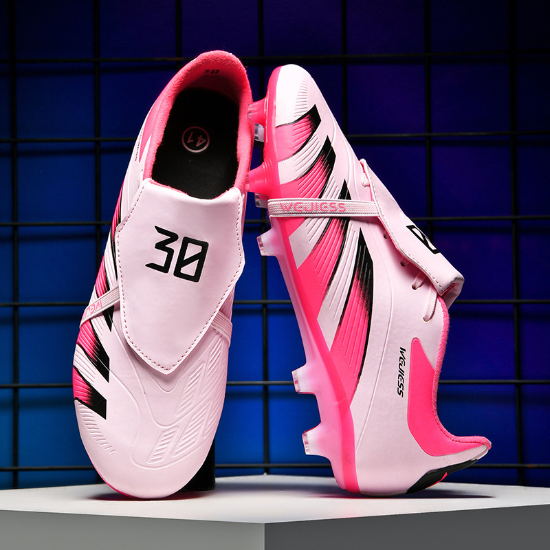 Zapatos de fútbol transfronterizos anti-deslizante entrenamiento de moda para hombres y mujeres, zapatos de altura transpirables 2025, nuevos zapatos al aire libre cómodos