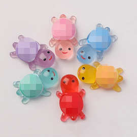 树脂夜光小乌龟苔藓鱼缸DIY造景装饰品桌面小摆件 抖音网红海龟