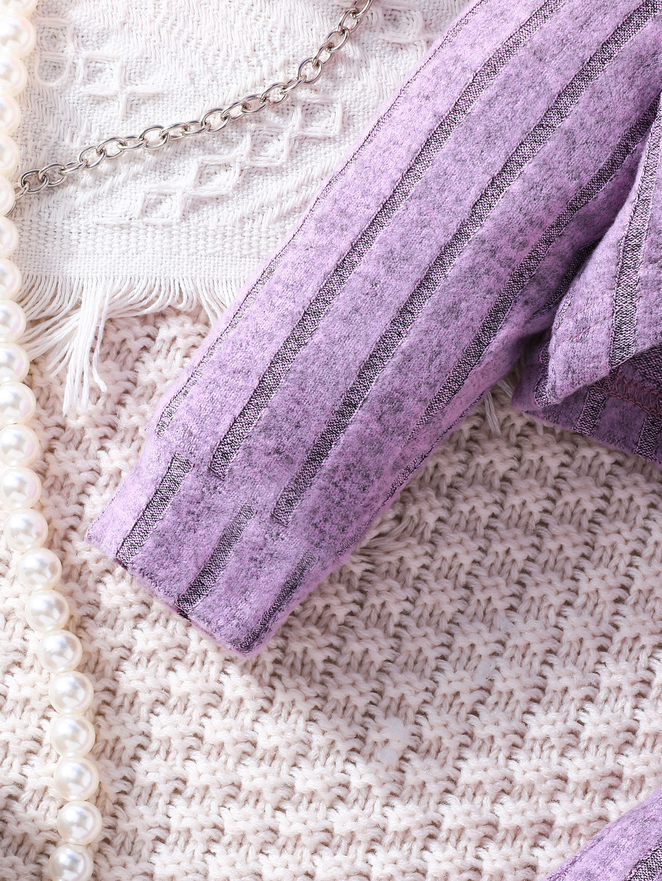 Mädchen Strickoberteil Und Rock Set Langarm Herbst Outfit_voghion.com