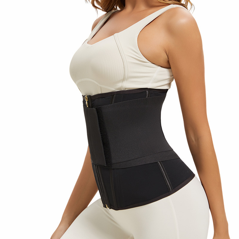 Nuevo listado cinturón deportivo cinturón zipper reloj de arena cinturón plástico tela de malla cintura sellado vestido de cuerpo