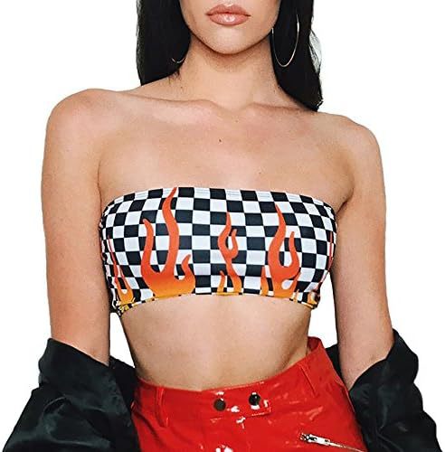 Flame Print Cami Top