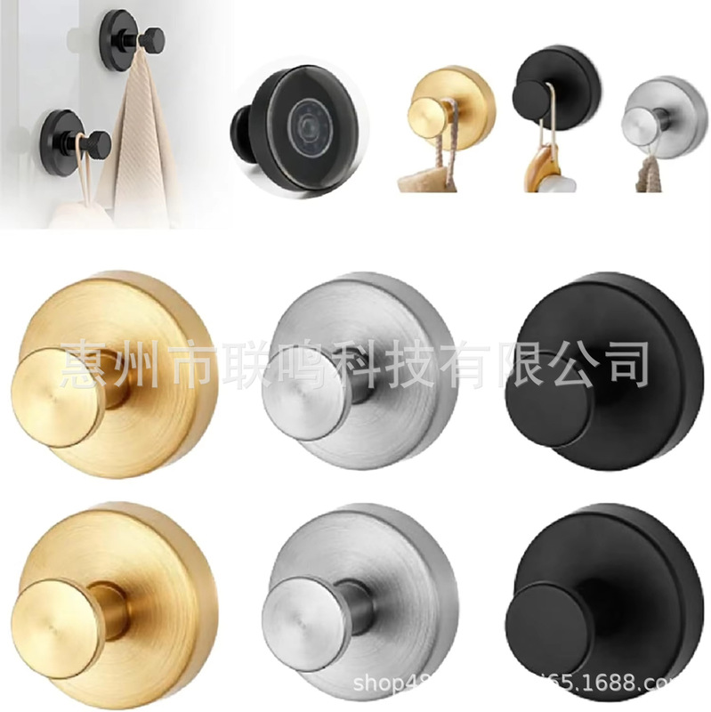 Glass Garland Suction Cup Hook, No-Drill Shower Suction Cup Hook, Front Door Garland Hook, Traceless Hanging Suction Cup Hook