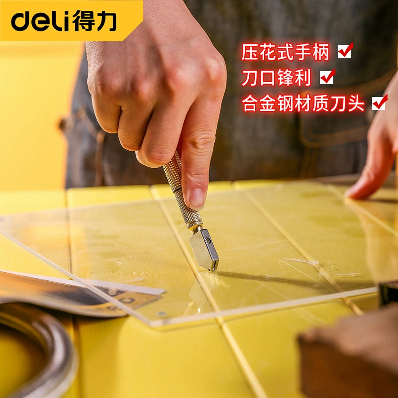 Нож для гастронома Алмазный Толстый Стеклянный бытовой нож для плитки круглая режущая головка нажимная головка инструмент оптом