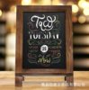 wholesale woodiness vertical blackboard sign rural ornament rural style brown blackboard Single Memo