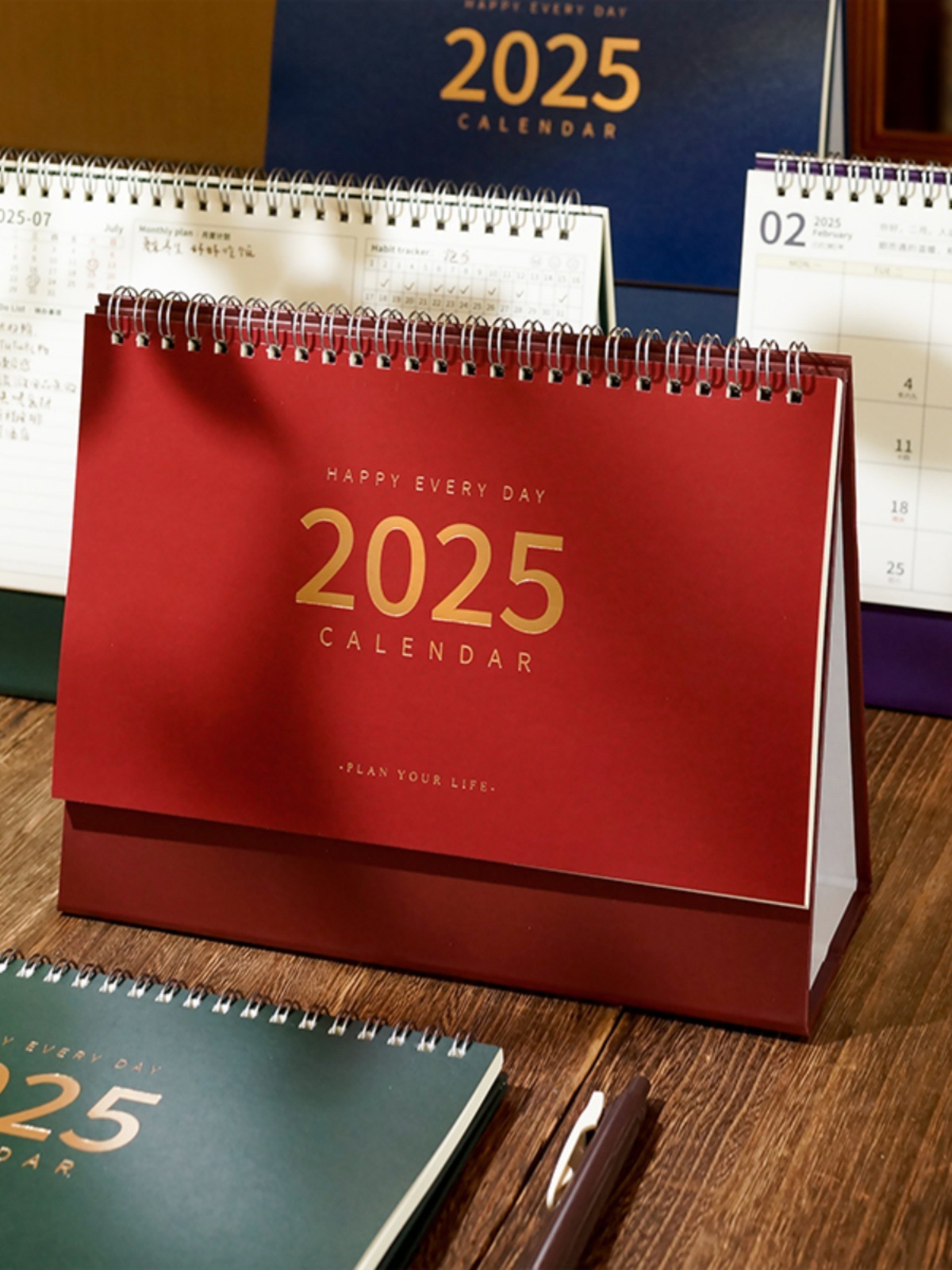 2026年新款台历简约商务大格子办公室高档桌面摆件日历月历