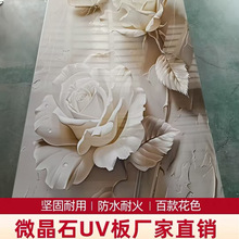 3d浮雕外贸出口3D打印高光打印饰面板烤漆板彩色碳晶板亮色UV板