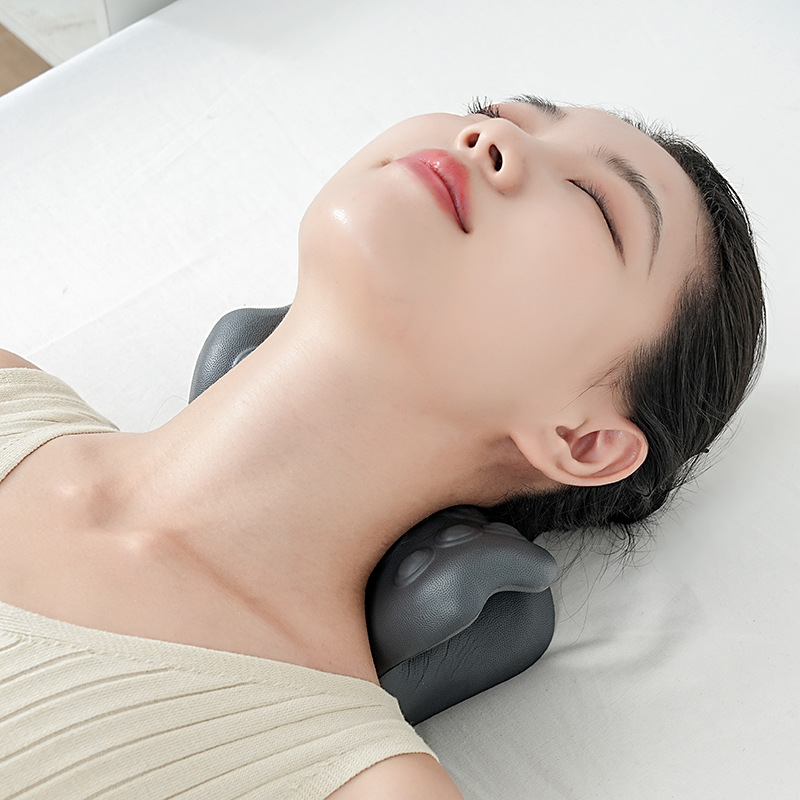 almohada de columna cervical arco inverso almohada tipo C curvatura de la almohada enderezamiento corrección masaje tracción almohada reparación de columna cervical relajación almohada doméstica