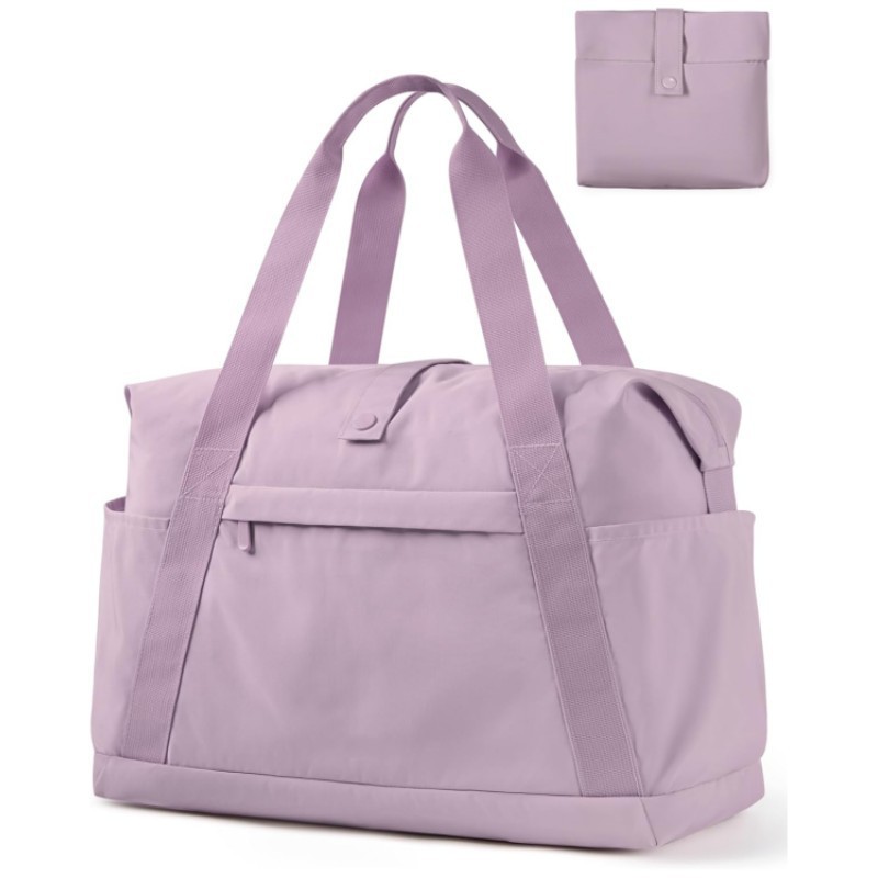 Amazon nuevo 23 litros plegable gran capacidad de fin de semana adecuado para mujeres bolsa de ejercicio bolsa de viaje bolsa de noche