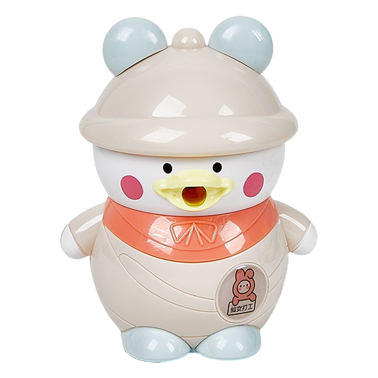 7831 pato travieso sacapuntas automático sacapuntas estudiante Sacapuntas de lápiz de mano de dibujos animados Sacapuntas de lápiz de forma animal lindo