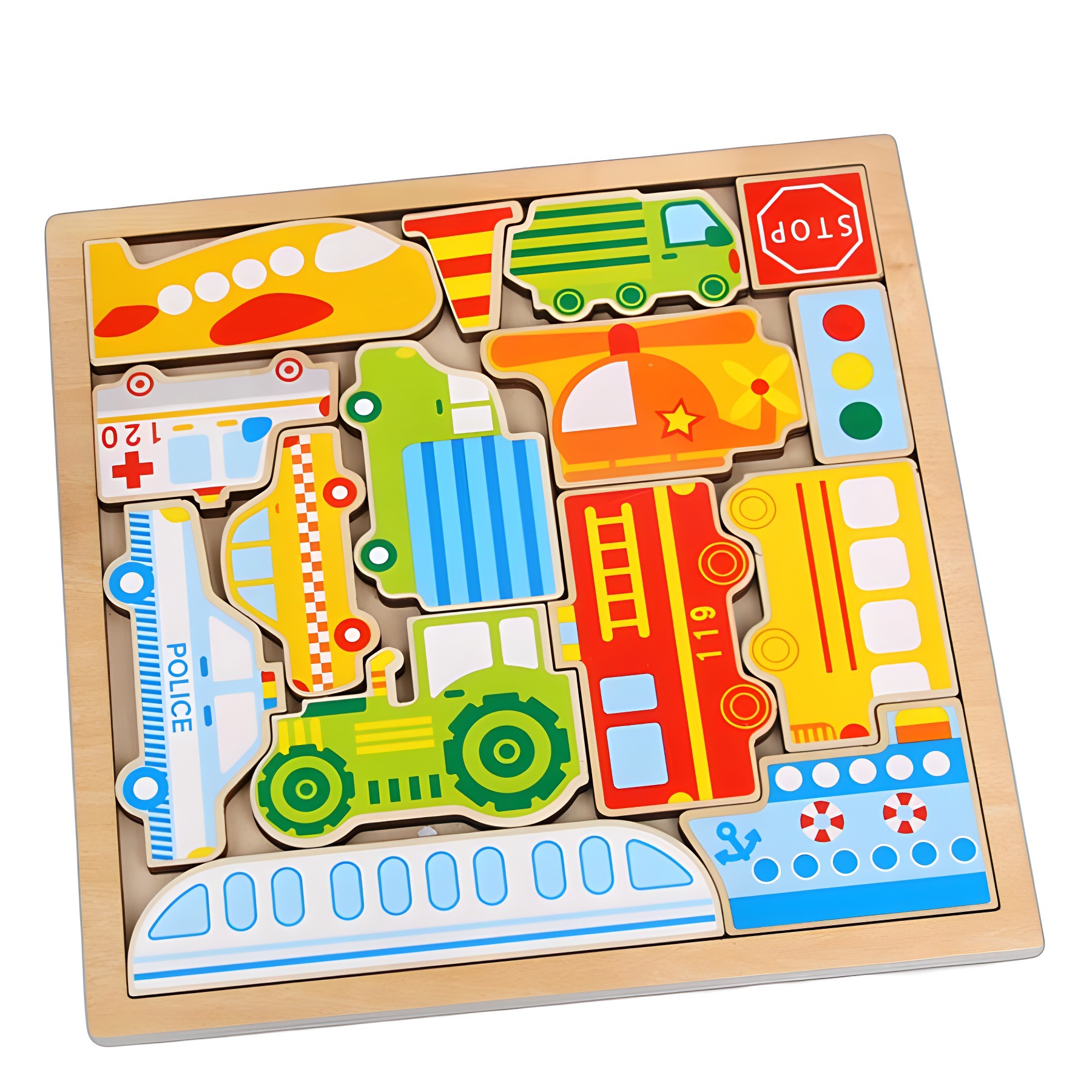 Juguetes de rompecabezas de animales rusos de 3 años 4 - 5 - 6 - 7 infantil para bebés desarrollan inteligencia para niños y niñas