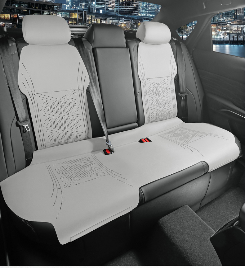 25 Toyota Avalon Special Car Seat Cushions, Four-Season Suede Leather Seat Covers, Half-Pack Small Waist Seat Covers