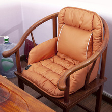 D4Q8新中式红木沙发坐垫实木椅子餐椅茶椅太师圈椅座垫靠背椅靠垫