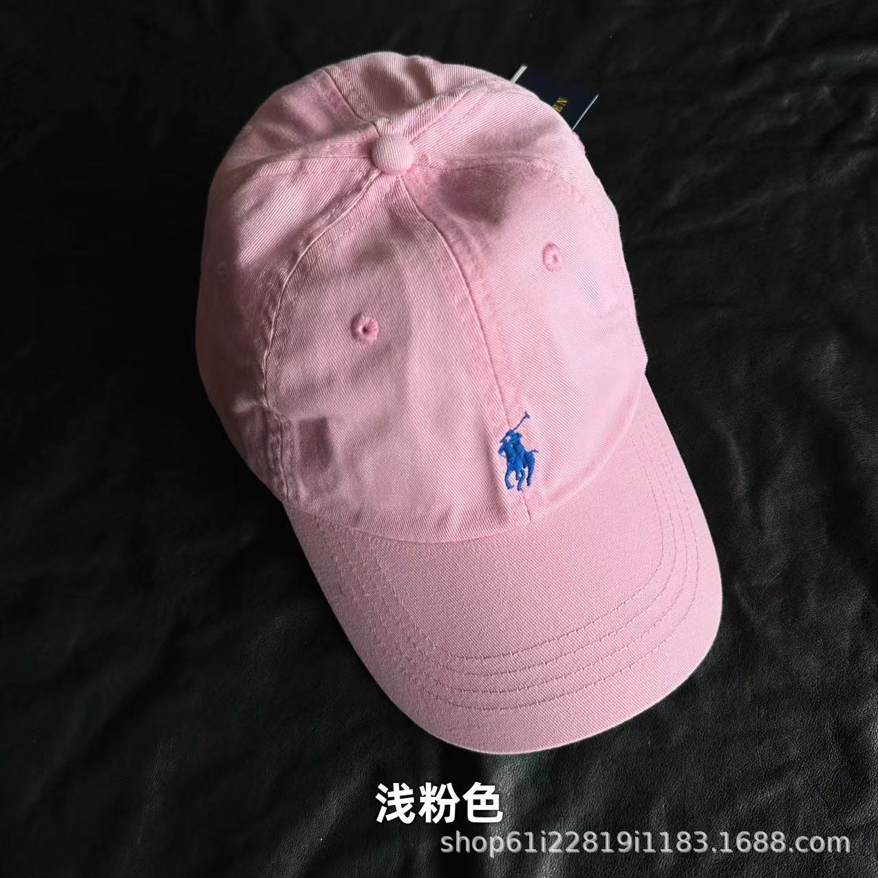 thumbnail for Original RL raff male and female couple cotton baseball cap polo sports embroidered pony logo sunshade classic trend duck