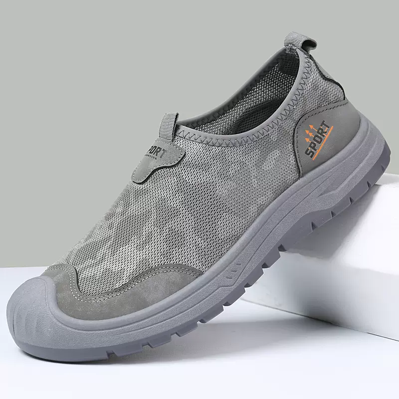 鞋子男春季新款男士网面鞋透气舒适单鞋时尚百搭爸爸鞋套脚休闲鞋