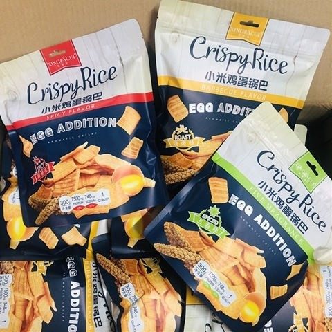 星芭脆小米雞蛋黃鍋巴袋裝大禮包兒童零食小吃休閒食品夜宵充飢