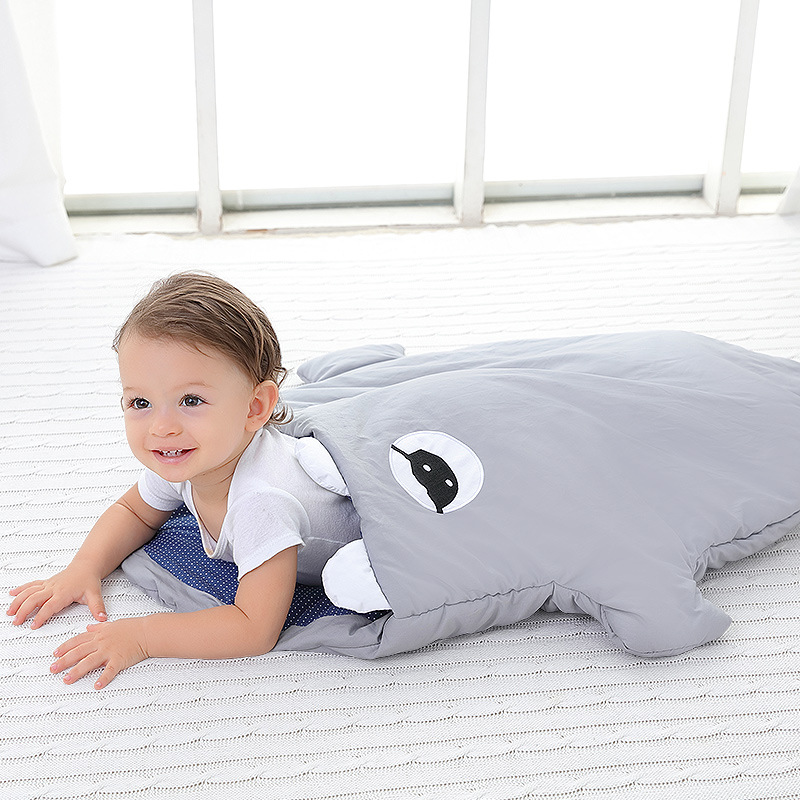 婴儿推车保暖脚套宝宝防踢被抱被冬季户外遛娃车防风脚罩鲨鱼睡袋