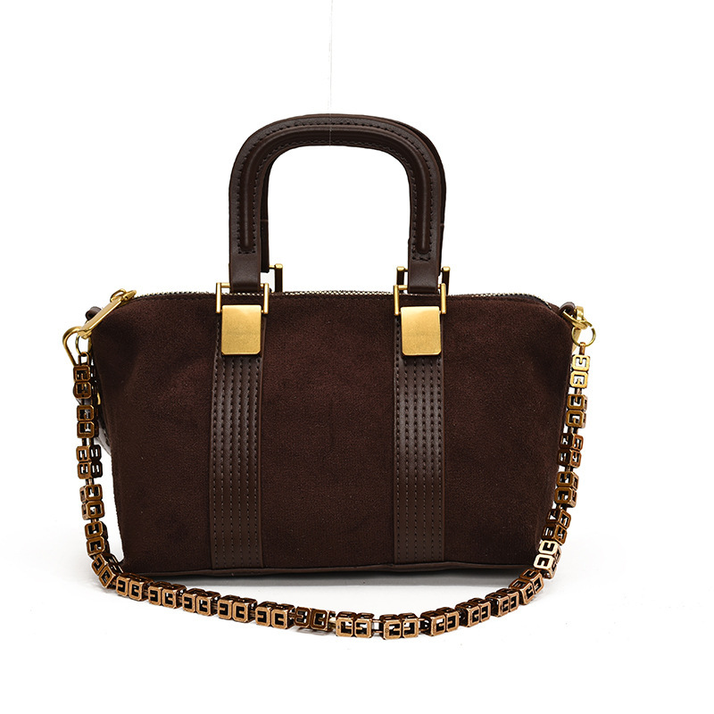 Bolso esmerilado retro de otoño e invierno para mujer 2024 nuevo bolso de mensajero popular de todo fósforo bolso cuadrado pequeño portátil súper caliente de moda