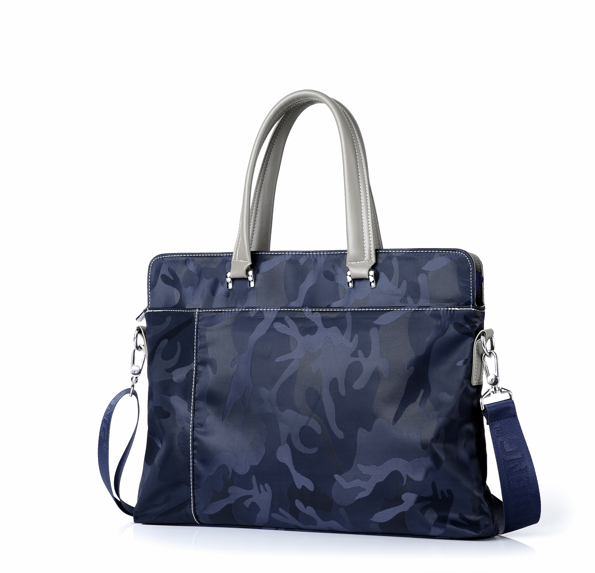 工厂批发迷彩牛津布商务休闲斜跨手提包大容量电脑包牛津纺挎包男