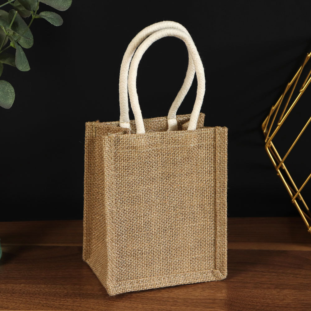 手提袋迷你奶茶袋钥匙袋子外出包包茶叶包装麻袋手机袋环保袋定制