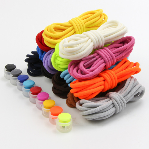 Trendy and versatile children's shoelace fixing tool, colorful free-tie elastic shoelaces, elastic elastic lazy shoelace buckle