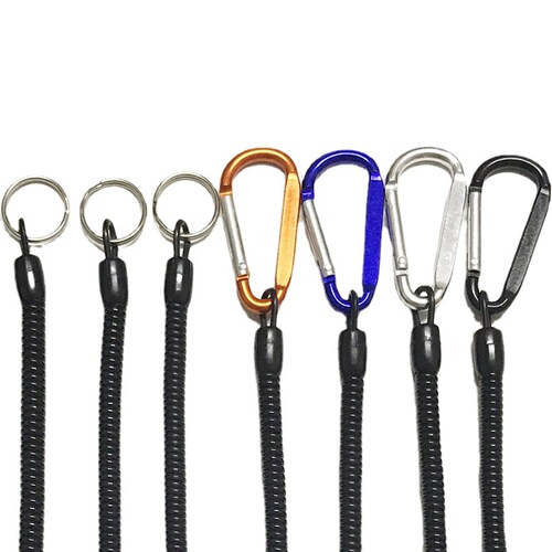 Telephone Line Style Lure Tool Quick Release Mini Anti-Lost Rope Retractable Fishing Rope Diameter 7MM Anti-Lost Hand Rope