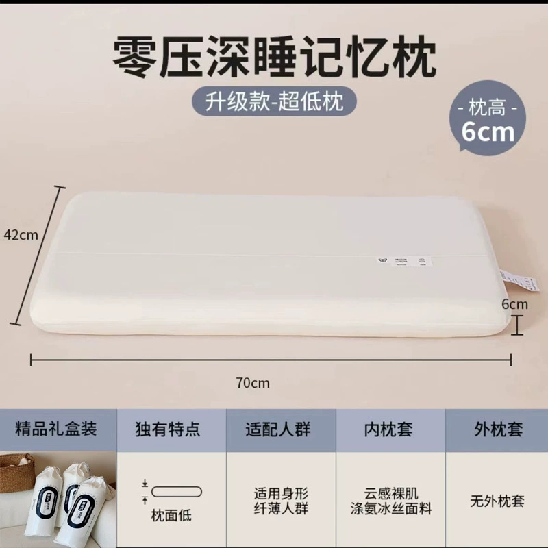 Class A Pillow A-Duo Memory Cotton Pillow Core Copycare Cervical Sleeper Sleeping Female Female and Male Adult Slow Betting Betting Pillow Core
