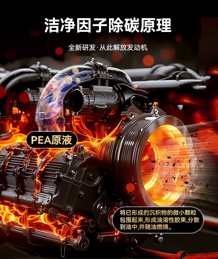 Kejingwei Automotive Fuel Additive Carbon Deposit Remover Fuel Additive PEA Injector Engine Cleaner