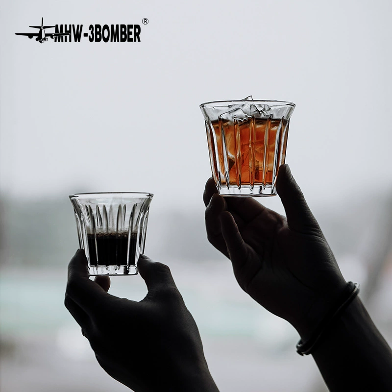 Bomber DIRTY Coffee Cup Coffee Cup Australia and White Cup Home Anti -Stop Transparent Breakfast Cup Concentrated