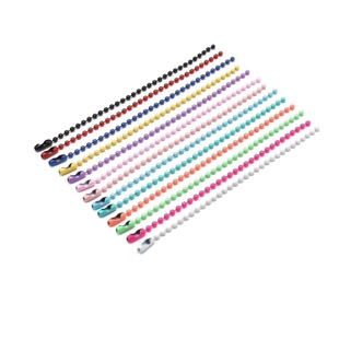 DIY jewelry material 11cm metal wave child chain bead chain tag chain color small bead chain key chain accessories