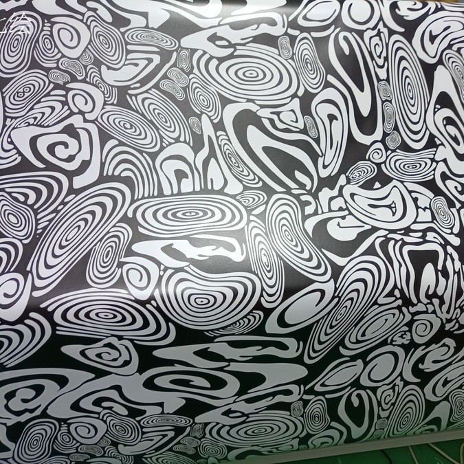 汽车黑白斑马伪装膜黑白格子谍照贴纸新车测试防偷拍车身改色膜