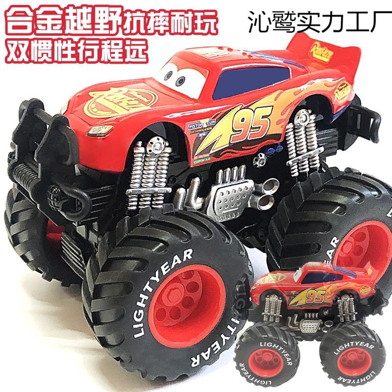 Cars 3 Racing Lightning Mcqueen Children's Toy Alloy Car Inertia Off-Road Vehicle Boy Four-Wheel Drive Pull Back