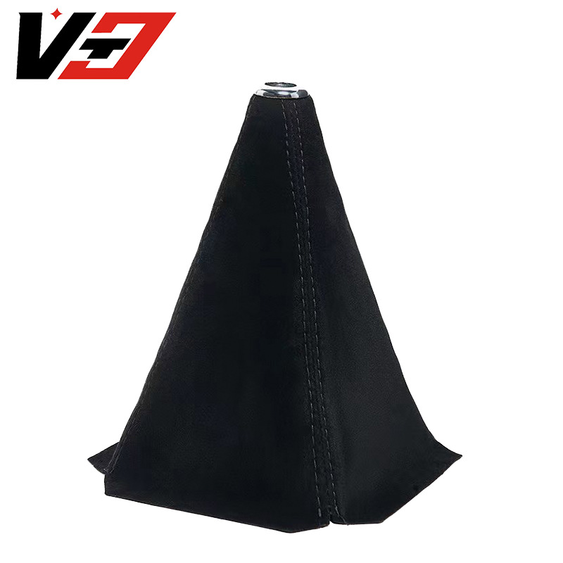 アマゾン車修正インテリアギアヘッドシフトレバー pu ダストカバーギアレバーギアレバーダストカバーアクセサリー