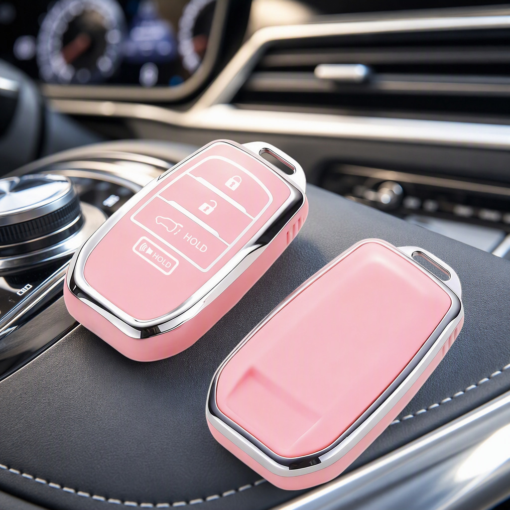 Cross-Border Car Key Cover Key Case Holder Suitable for Bmw, Mercedes-Benz, Audi, Volkswagen, Kia, Peugeot, Renault