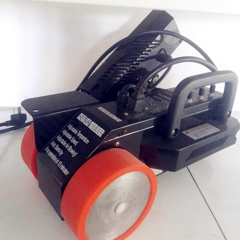 第五代经典款喷绘布 PVC材料拼接机自动休眠广告布无胶拼接机包邮