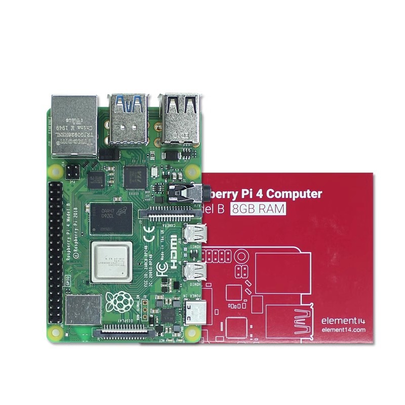 树莓派4代B Raspberry Pi 4B 2GB 4GB 8GB 开发板 python 蓝牙5.0