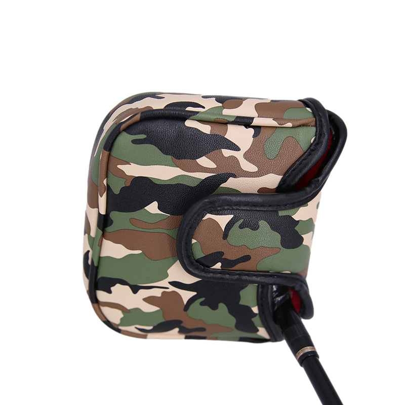 Nuevo camuflaje cubierta del Club de Golf cubierta protectora del putter cubierta de la tapa de los hombres y las mujeres resistente a los arañazos grueso paño de la Pu fábrica al por mayor